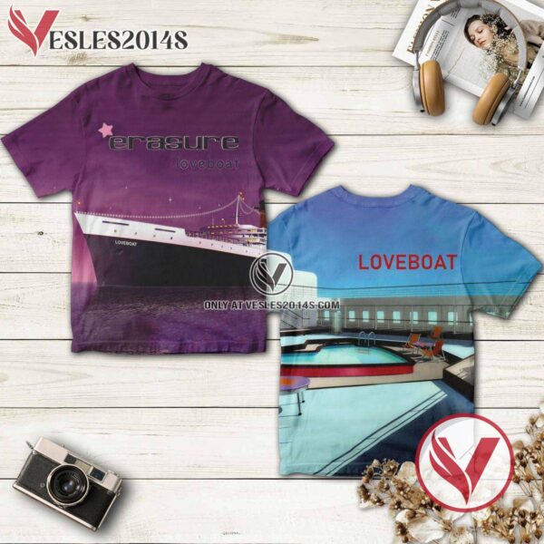 Erasure Love Boat Album Cover Shirt, Unique Gifts For Music Lovers - Vesles2014S