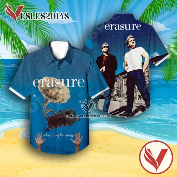 Erasure Other People’s Songs Album Cover Hawaiian Shirt, Unique Gifts For Music Lovers - Vesles2014S