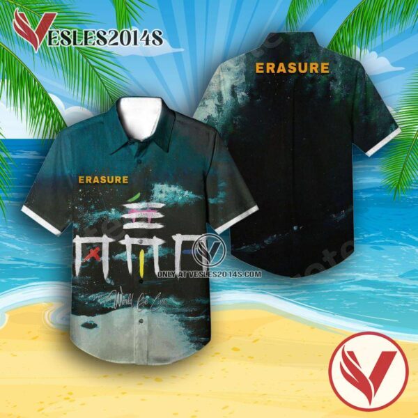 Erasure World Be Like Album Cover Hawaiian Shirt, Unique Gifts For Music Lovers - Vesles2014S