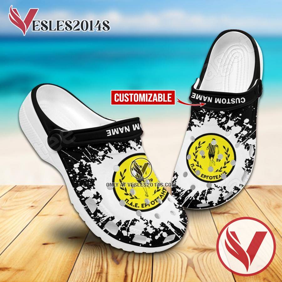 Ergotelis Custom Name Crocs Shoes For Men And Women, Unique Clogs Shoes For Fans - Vesles2014S