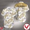 Est 1759 Guinness Yellow Tropical Floral White Hawaiian Shirt, Unique Gifts For Friends - Vesles2014S 1