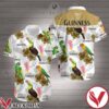 Ets 1759 Guinness Parrot Hibiscus White Hawaiian Shirt, Unique Gifts For Friends - Vesles2014S 1