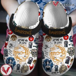 Evanescence Music Crocs Crocband Clogs Shoes, Unique Gifts For Fans Style 1 - Vesles2014S
