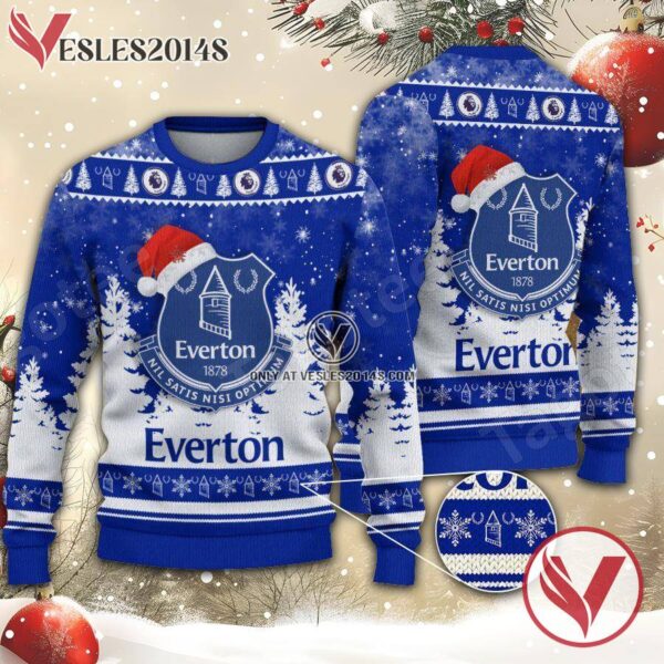 Everton F.C Sport Ugly Christmas Sweater, Unique Gifts For Fans - Vesles2014aS 1