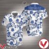 Everton Fc Navy Tropical Floral White Hawaiian Shirt, Unique Gifts For Friends - Vesles2014S 1