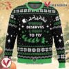 Everyone Deserves to Fly Wicked and Christmas Ugly Christmas Sweater, Unique Christmas Gift For Fans - Vesles2014S