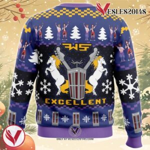 Excellent Bill and Ted Ugly Christmas Sweater, Unique Christmas Gift For Fans - Vesles2014S 1