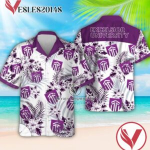 Excelsior College Logo Hawaiian Suit, Unique Outfit For Fans - Vesles2014S 1
