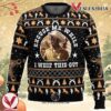 Excuse Me While I Whip This Out Blazing Saddles Ugly Christmas Sweater, Unique Christmas Gift For Fans - Vesles2014S