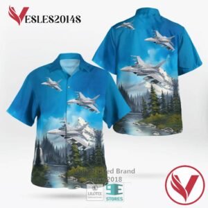 F 16 Fighting Falcon Casual Hawaiian Shirt, Best Gifts For Summer Vesles2014S 1