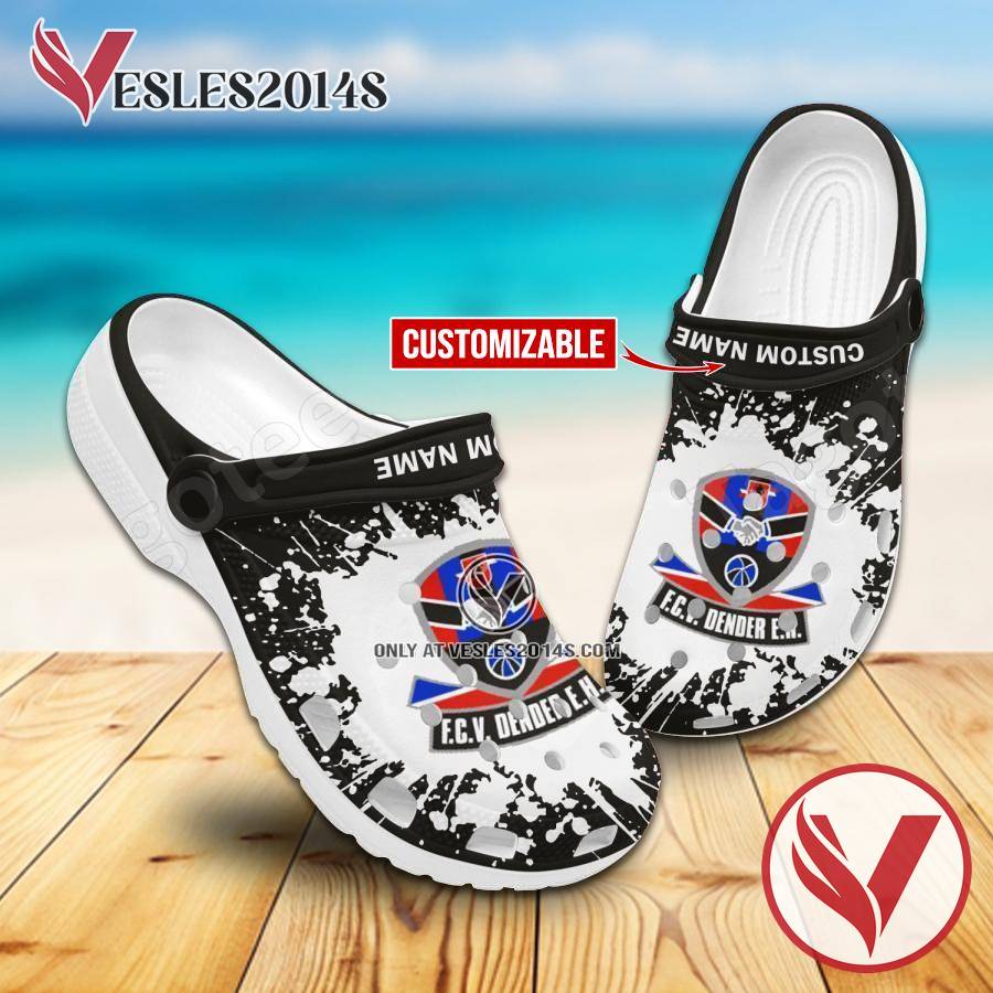 F.C.V. Dender E.H. Custom Crocs Shoes For Men And Women, Unique Clogs Shoes For Fans - Vesles2014S