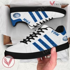 FAW Logo Print Stan Smith Shoes, Unique Sneaker For Fans - Vesles2014s 1
