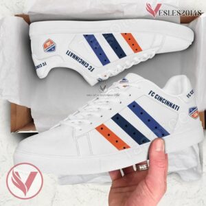 FC Cincinnati Print Stan Smith Shoes, Best Sneaker For Fans - Vesles2014s 1