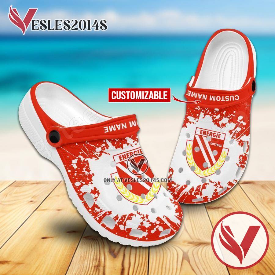 FC Energie Cottbus Custom Crocs Shoes For Men And Women, Unique Clogs Shoes For Fans - Vesles2014S