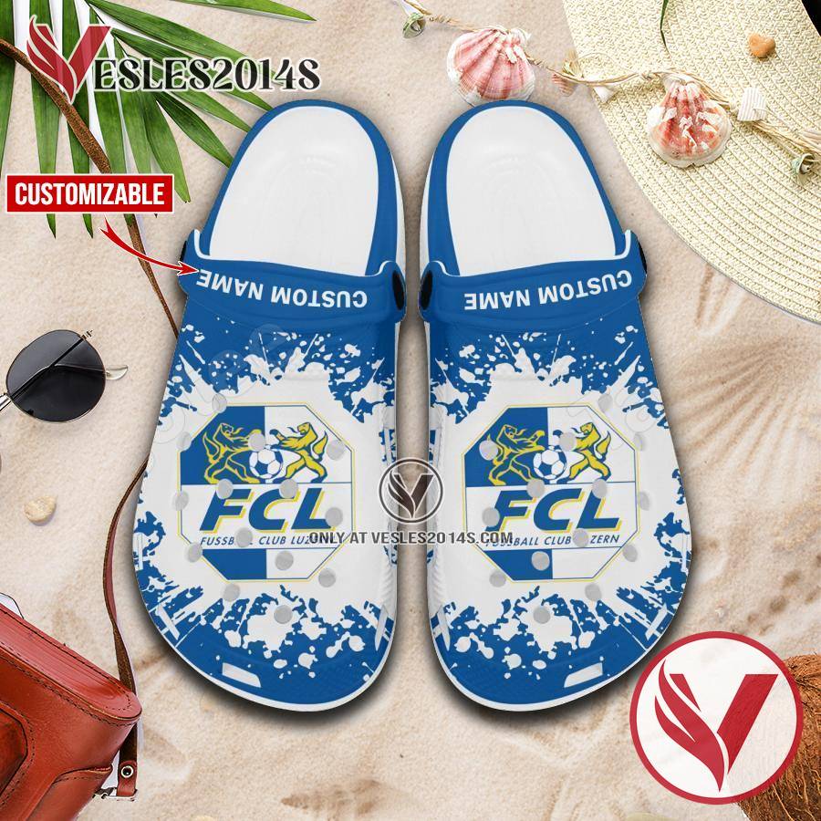 FC Luzern Custom Crocs Shoes For Men And Women, Unique Clogs Shoes For Fans - Vesles2014S 1