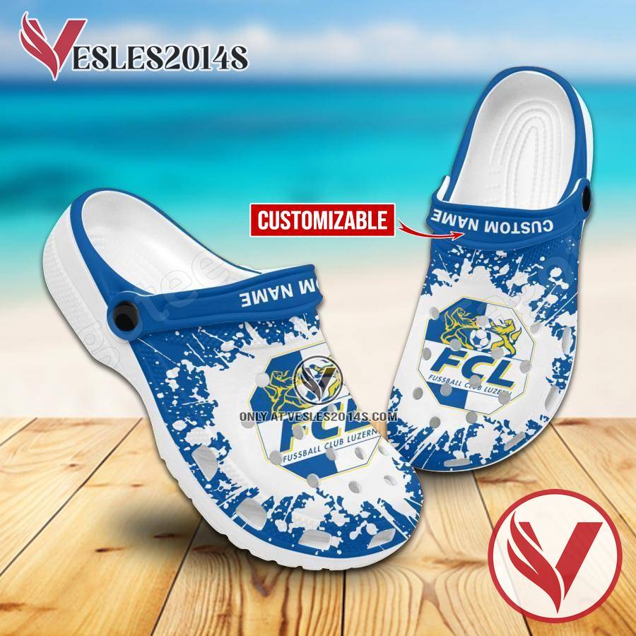 FC Luzern Custom Crocs Shoes For Men And Women, Unique Clogs Shoes For Fans - Vesles2014S