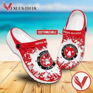 FC Midtjylland Logo Custom Crocs Shoes For Men And Women, Unique Clogs Shoes For Fans - Vesles2014S