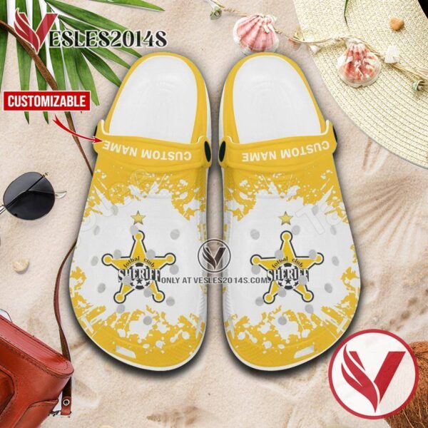 FC Sheriff Logo Custom Crocs Shoes For Men And Women, Unique Clogs Shoes For Fans - Vesles2014S 1