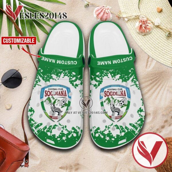 FC Sogdiana Logo Custom Crocs Shoes For Men And Women, Unique Clogs Shoes For Fans - Vesles2014S 1