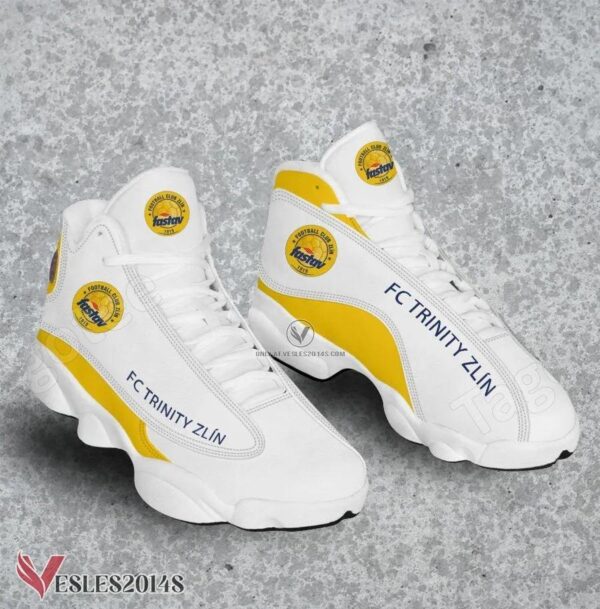 FC Trinity Zlin Logo Air Jordan 13 Shoes, Best Sneaker Gifts For Fans - Vesles2014s
