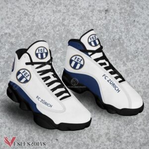 FC Zürich Air Jordan 13 Shoes, Best Sneaker Gifts For Fans - Vesles2014s 1