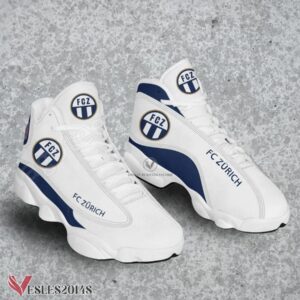 FC Zürich Air Jordan 13 Shoes, Best Sneaker Gifts For Fans - Vesles2014s