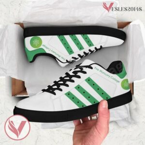 FINE Mortuary College Print Stan Smith Shoes, Unique Sneaker For Fans - Vesles2014s 1