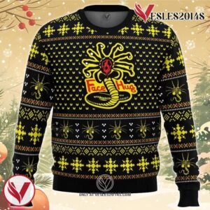 Face Hugs For Everyone Alien Ugly Christmas Sweater, Unique Christmas Gift For Fans - Vesles2014S
