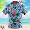 Fairy Tail Insignia Fairy Tail Hawaiian Button Up Shirt, Perfect Gifts For Anime Lovers - Vesles2014S