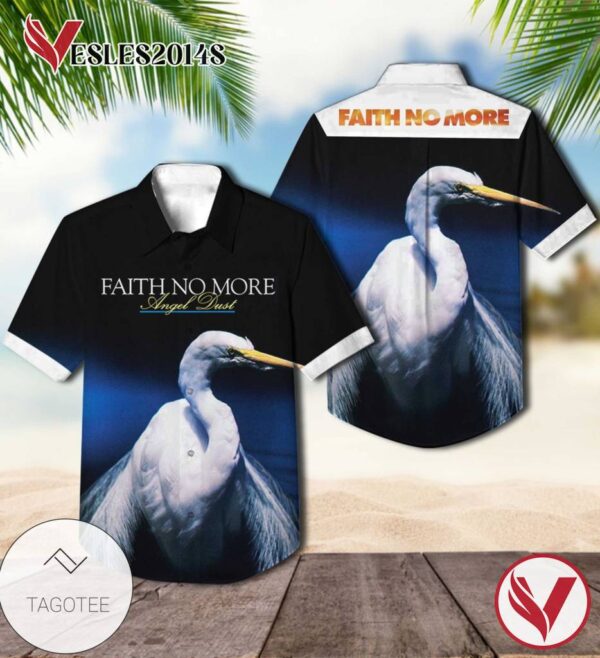 Faith No More Angel Dust Album Cover Hawaiian Shirt, Best Gift For Music Lovers Vesles2014S