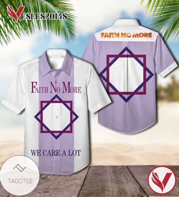 Faith No More We Care A Lot Album Cover Hawaiian Shirt, Best Gift For Music Lovers Vesles2014S