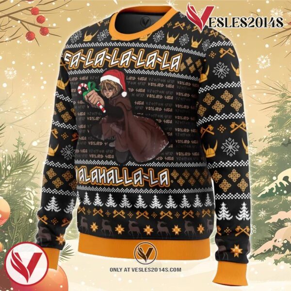 Falalala Valahalla Vinland Saga Christmas Sweater 1