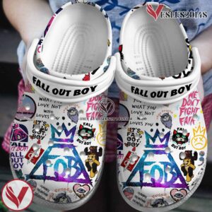 Fall Out Boy Band Music Crocs Crocband Clogs Shoes, Unique Gifts For Fans Style 1 - Vesles2014S