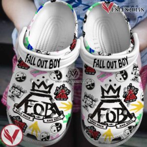 Fall Out Boy Music Crocs Crocband Clogs Shoes, Unique Gifts For Fans Style 1 - Vesles2014S
