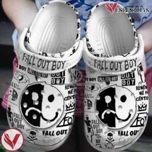 Fall Out Boy Music Crocs Crocband Clogs Shoes, Unique Gifts For Fans Style 2 - Vesles2014S