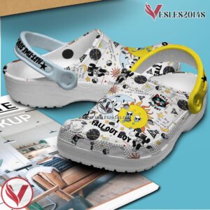 Fall Out Boy Part-time Soulmate Music Crocs Crocband Clogs Shoes, Unique Gifts For Fans - Vesles2014S 2