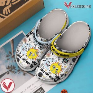 Fall Out Boy Part-time Soulmate Music Crocs Crocband Clogs Shoes, Unique Gifts For Fans - Vesles2014S 3