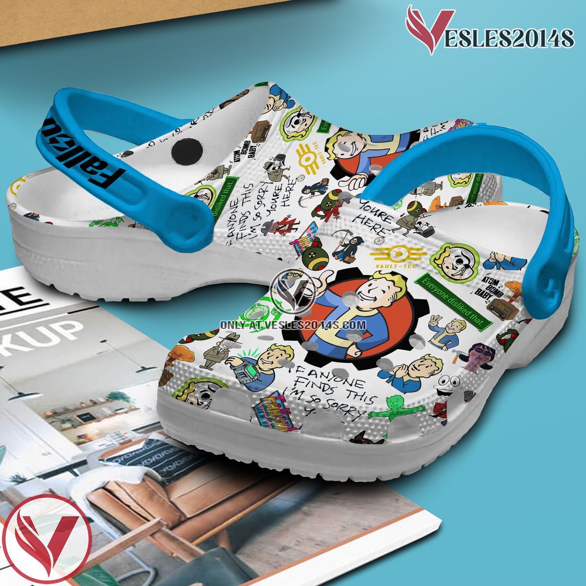 Fall Out Game Crocs Crocband Clogs Shoes Comfortable For Men Women and Kids, Unique Gift From Vesles2014S 2