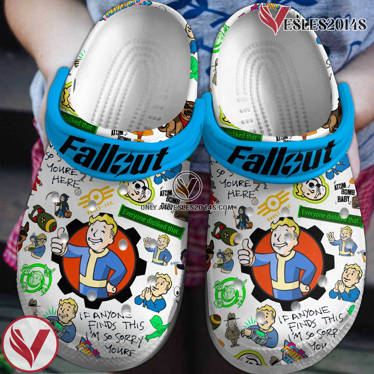 Fall Out Game Crocs Crocband Clogs Shoes Comfortable For Men Women and Kids, Unique Gift From Vesles2014S