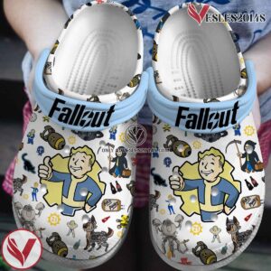 Fallout Game Crocs Crocband Clogs Shoes Comfortable For Men Women and Kids Style 3, Unique Gift From  Vesles2014S
