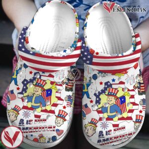 Fallout Game Crocs Crocband Clogs Shoes Comfortable For Men Women and Kids Style 4, Unique Gift From  Vesles2014S