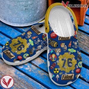 Fallout Shelter Game Crocs Crocband Clogs Shoes Comfortable For Men Women and Kids Style 1, Unique Gift From Vesles2014S 3