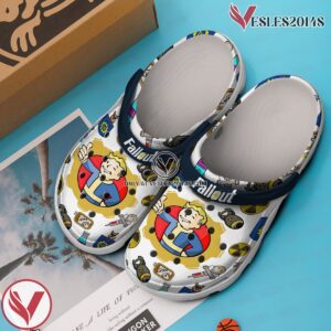 Fallout Shelter Game Crocs Crocband Clogs Shoes Comfortable For Men Women and Kids Style 10, Unique Gift From Vesles2014S 3