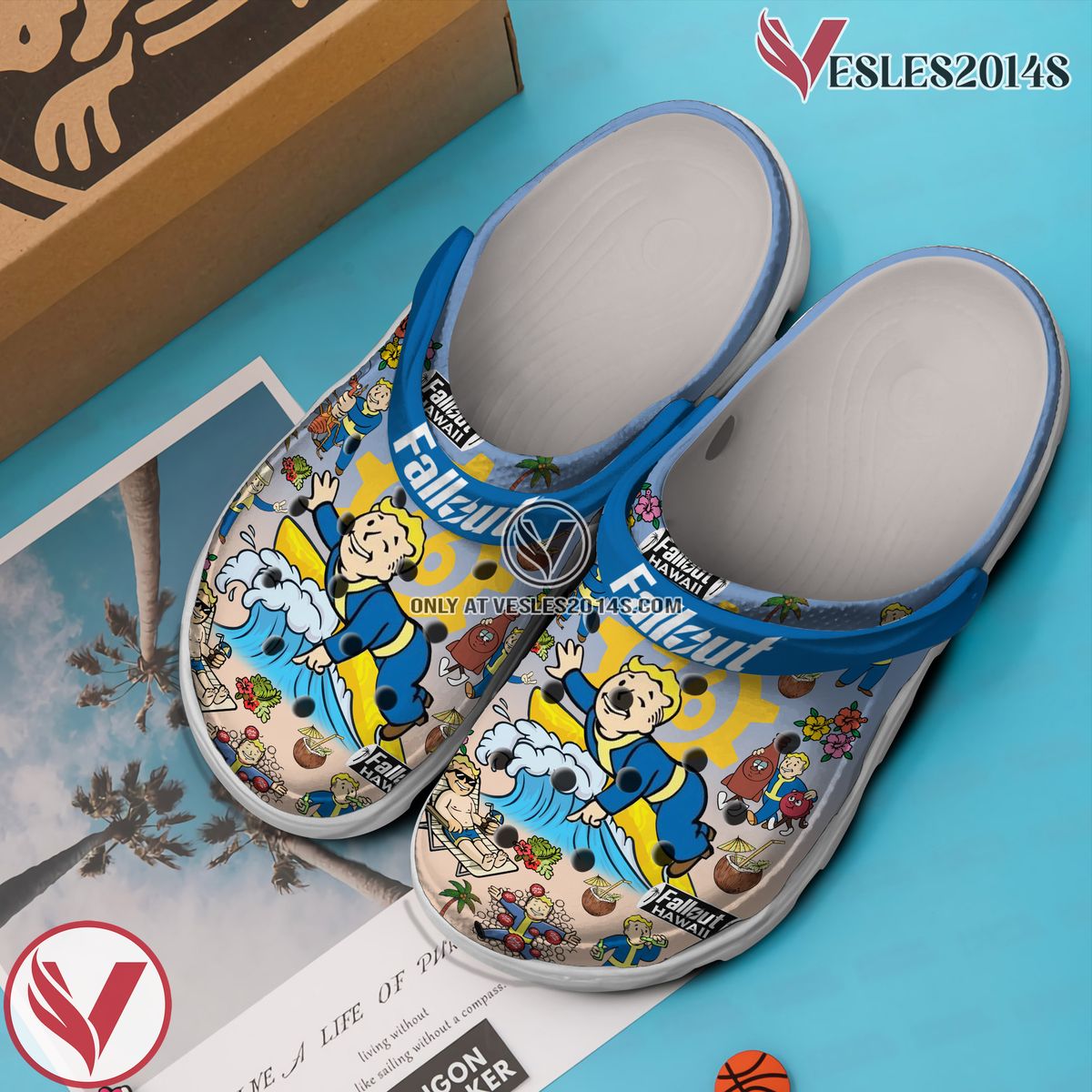 Fallout Shelter Game Crocs Crocband Clogs Shoes Comfortable For Men Women and Kids Style 13, Unique Gift From Vesles2014S 3