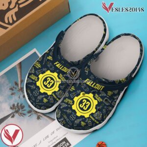 Fallout Shelter Game Crocs Crocband Clogs Shoes Comfortable For Men Women and Kids Style 14, Unique Gift From Vesles2014S 2