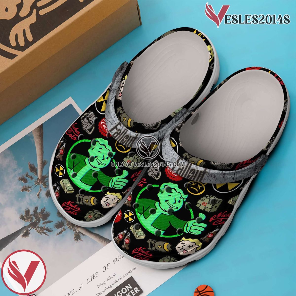 Fallout Shelter Game Crocs Crocband Clogs Shoes Comfortable For Men Women and Kids Style 16, Unique Gift From Vesles2014S 3