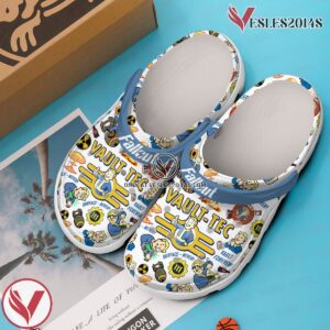 Fallout Shelter Game Crocs Crocband Clogs Shoes Comfortable For Men Women and Kids Style 20, Unique Gift From Vesles2014S 2