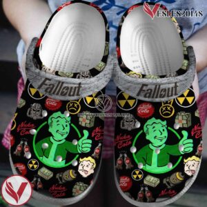 Fallout Shelter Game Crocs Crocband Clogs Shoes Comfortable For Men Women and Kids Style 21, Unique Gift From  Vesles2014S