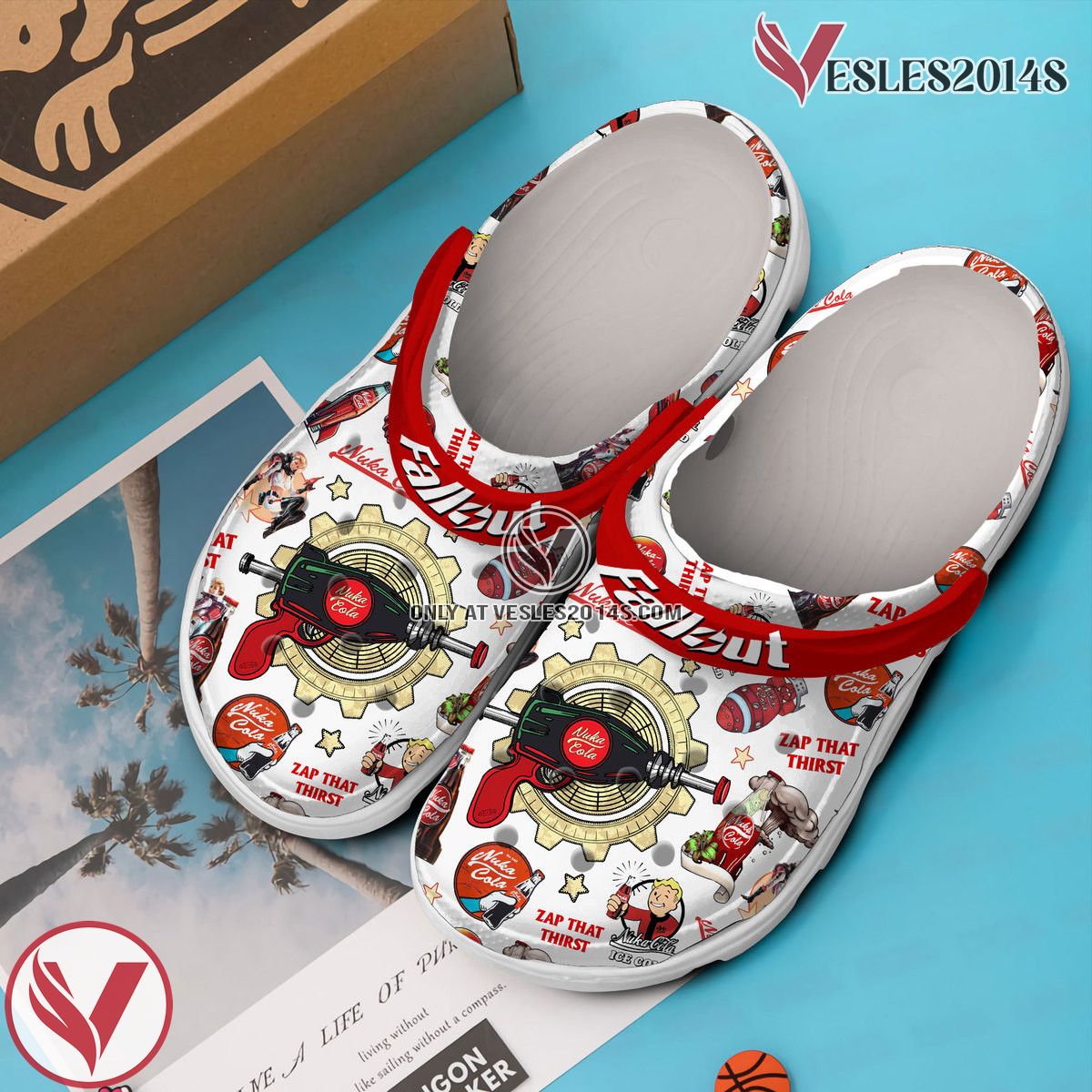 Fallout Shelter Game Crocs Crocband Clogs Shoes Comfortable For Men Women and Kids Style 24, Unique Gift From Vesles2014S 2
