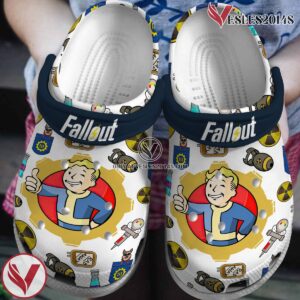 Fallout Shelter Game Crocs Crocband Clogs Shoes Comfortable For Men Women and Kids Style 25, Unique Gift From  Vesles2014S